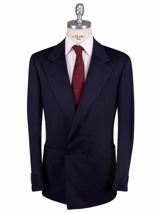 KNT Kiton Knt Blue Wool Blazer Blue 000