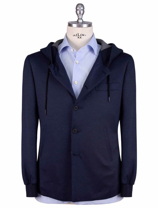 KNT Kiton Knt Blue Wool Blazer Blue 000