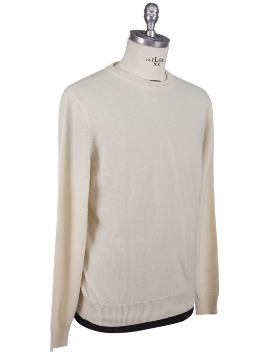 Kiton Kiton Beige Cashmere Sweater Crewneck Beige 001