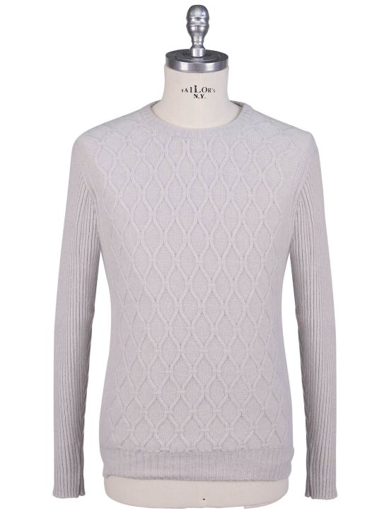 Kiton Kiton Gray Cashmere Sweater Crewneck Gray 000