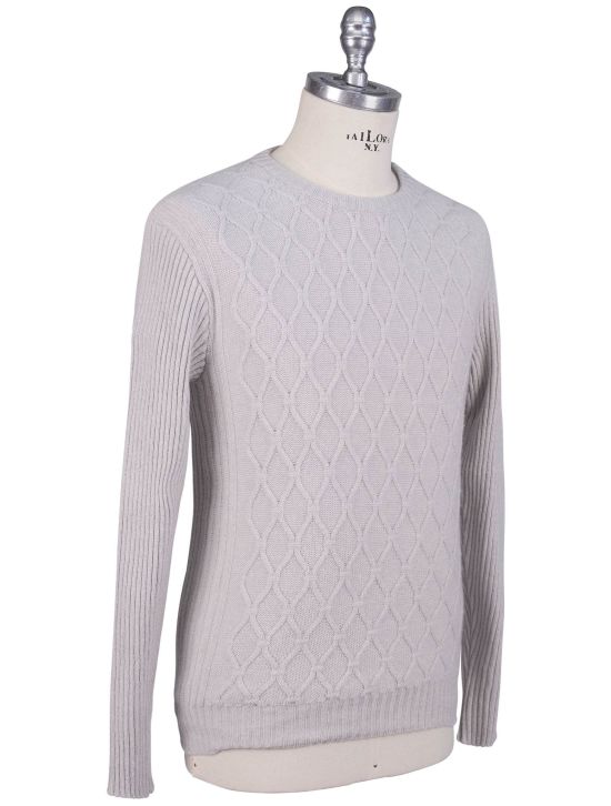 Kiton Kiton Gray Cashmere Sweater Crewneck Gray 001