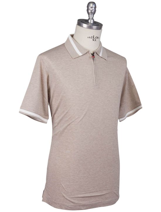 Kiton Kiton Brown Cotton Polo Brown 001