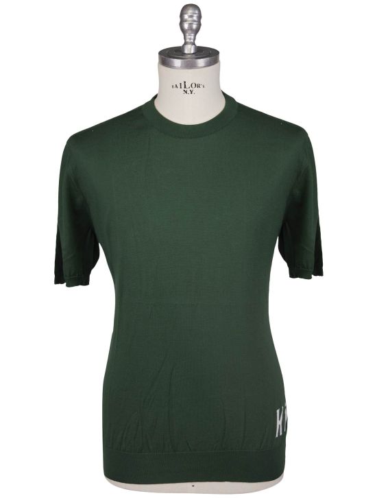 Kiton Kiton Green Cotton T-Shirt Green 000