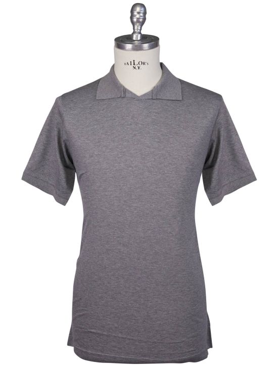 Kiton Kiton Gray Cotton Polo Gray 000