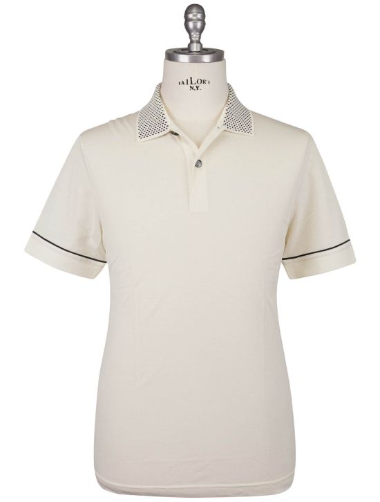 Kiton Kiton Beige Brown Cotton Polo Beige / Brown 000