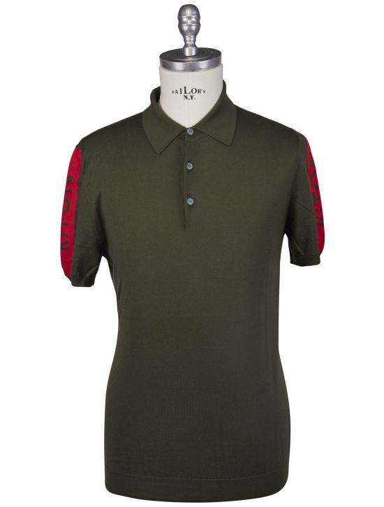 Kiton Kiton Green Cotton Polo Green 000