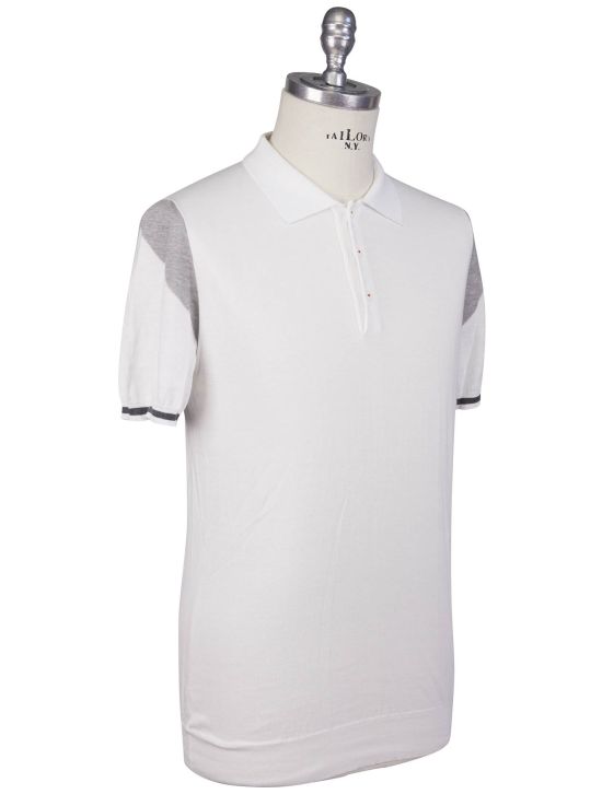 Kiton Kiton White Cotton Polo White 001