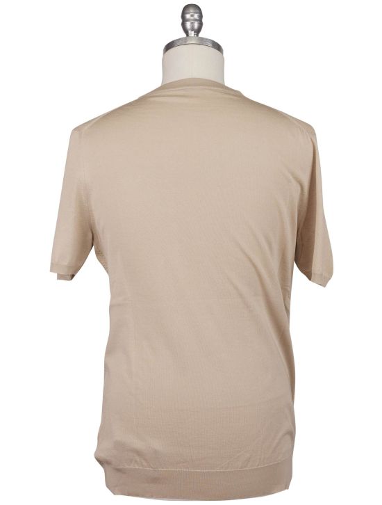 Kiton Kiton Beige Cotton T-Shirt Beige 000