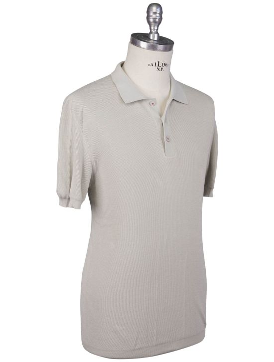 Kiton Kiton Gray Cotton Polo Gray 001