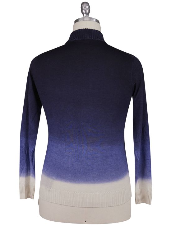 Kiton Kiton Multicolor Cashmere Silk Sweater Half Neck Multicolor 001