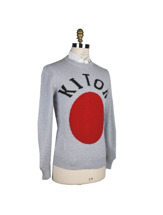 Kiton Kiton Gray Cashmere Sweater Crewneck Gray 001