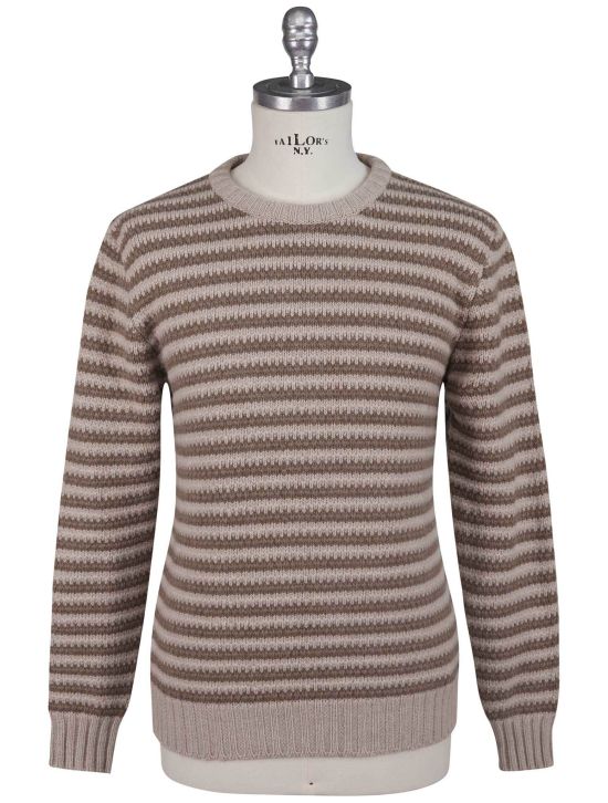 Kiton Kiton Brown Cashmere Sweater Crewneck Brown 000