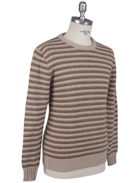 Kiton Kiton Brown Cashmere Sweater Crewneck Brown 001