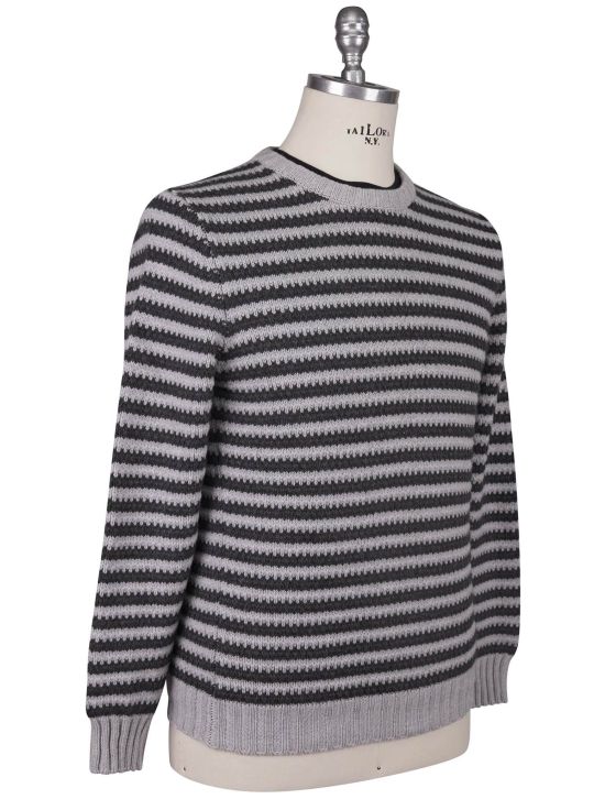 Kiton Kiton Gray Cashmere Sweater Crewneck Gray 001