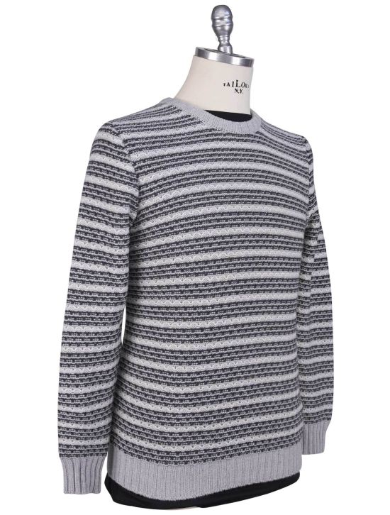 Kiton Kiton Multicolor Cashmere Sweater Crewneck Multicolor 001