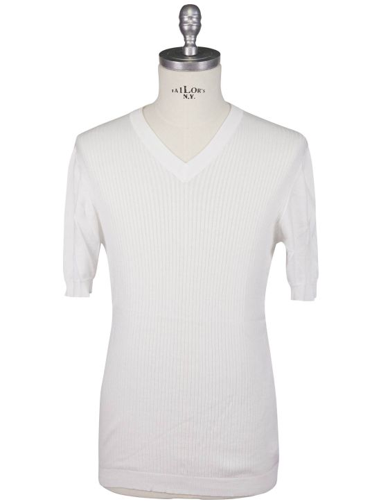 Kiton Kiton White Cotton T-Shirt White 000