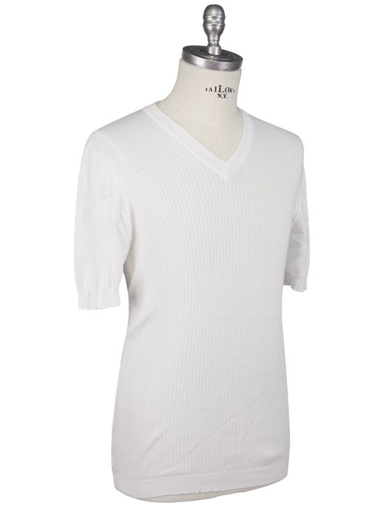 Kiton Kiton White Cotton T-Shirt White 001