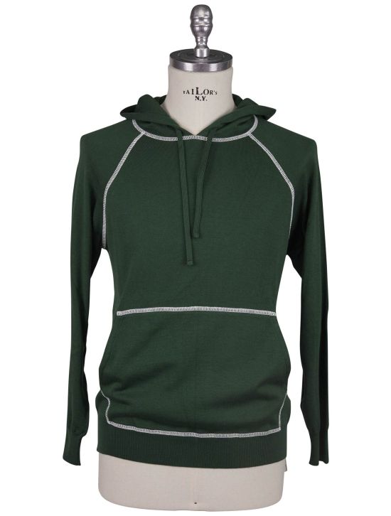 Kiton Kiton Green Cotton Sweater Green 000