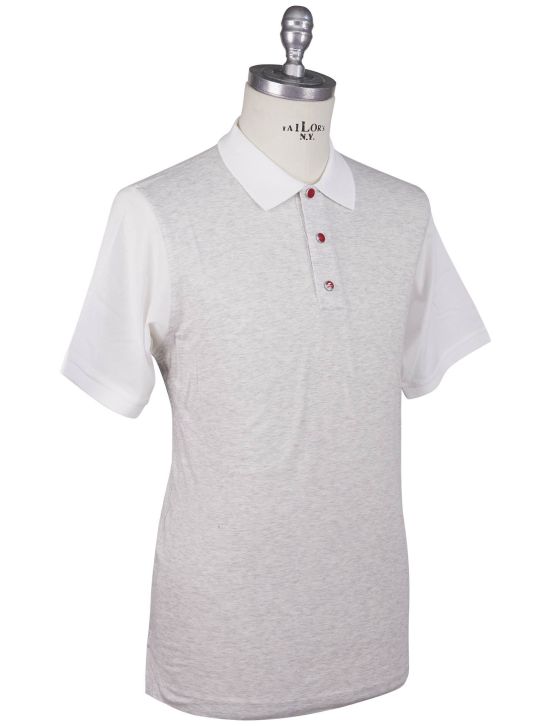 Kiton Kiton Gray Cotton Polo Gray 001