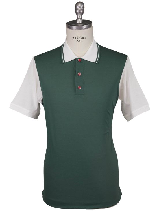 Kiton Kiton Green Cotton Polo Green 000