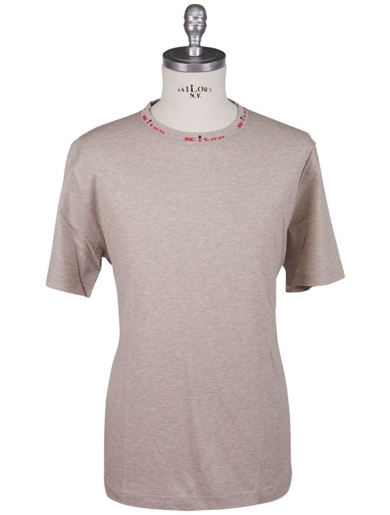 Kiton Kiton Brown Cotton T-Shirt Brown 000