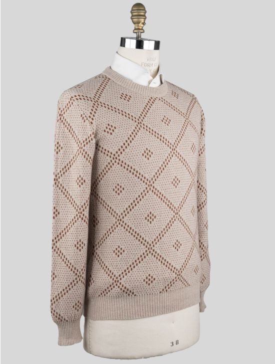 Kiton Kiton Beige Cashmere Sweater Crewneck Beige 001