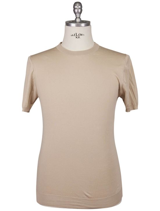 Kiton Kiton Icon Beige Cotton T-Shirt Beige 000