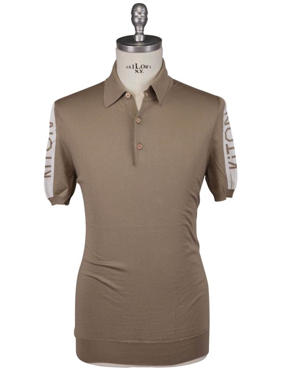 Kiton Kiton Taupe Cotton Polo Taupe 000