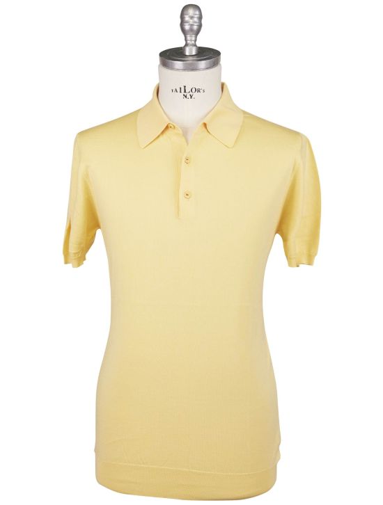 Kiton Kiton Icon Yellow Cotton Polo Yellow 000