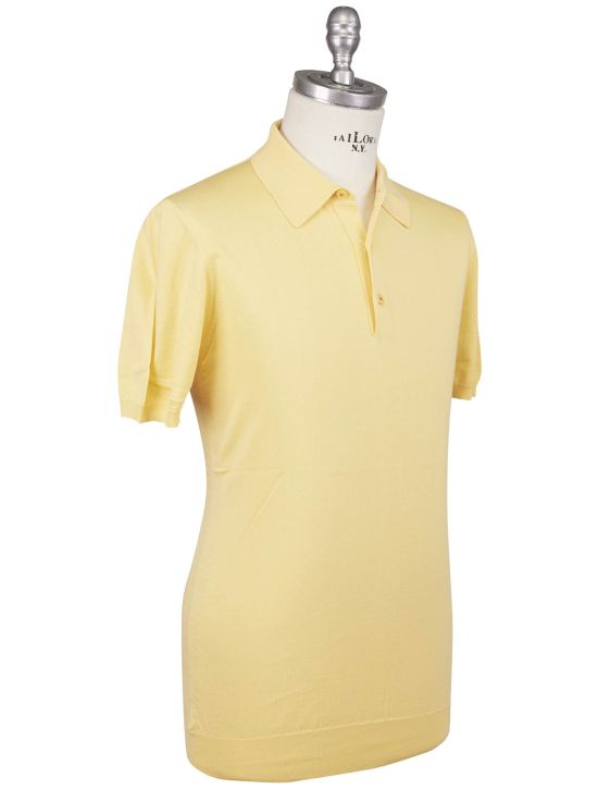 Kiton Kiton Icon Yellow Cotton Polo Yellow 001