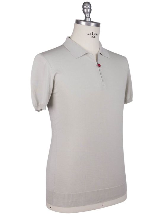 Kiton Kiton Gray Cotton Polo Gray 001