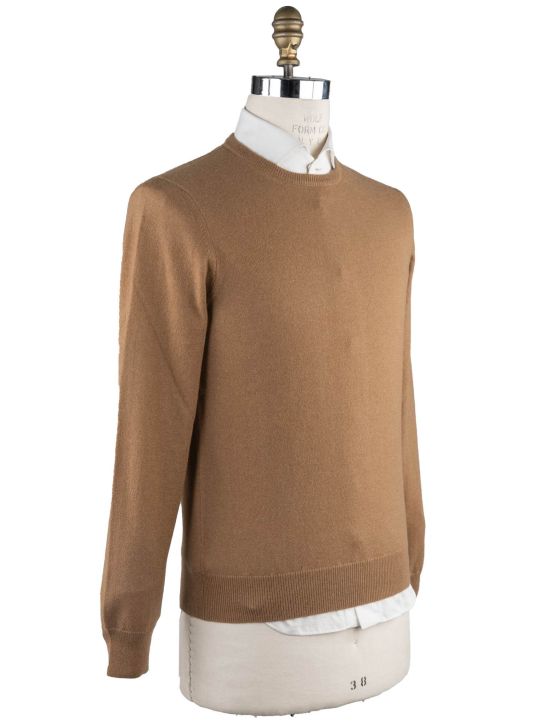 Malo Malo Brown Cashmere Sweater Crewneck Brown 001