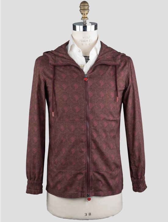 Kiton Kiton Burgundy Cotton Shirt Umbi Burgundy 001