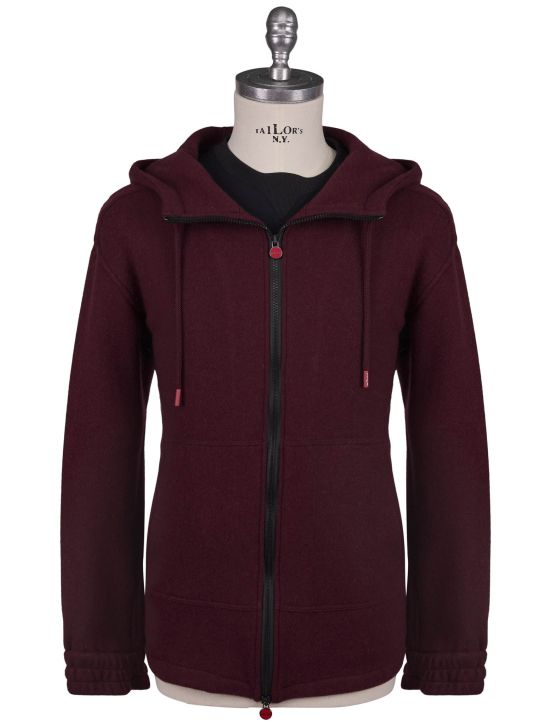 Kiton Kiton Burgundy Cashmere Pa Sweatshirt Umbi Burgundy 000