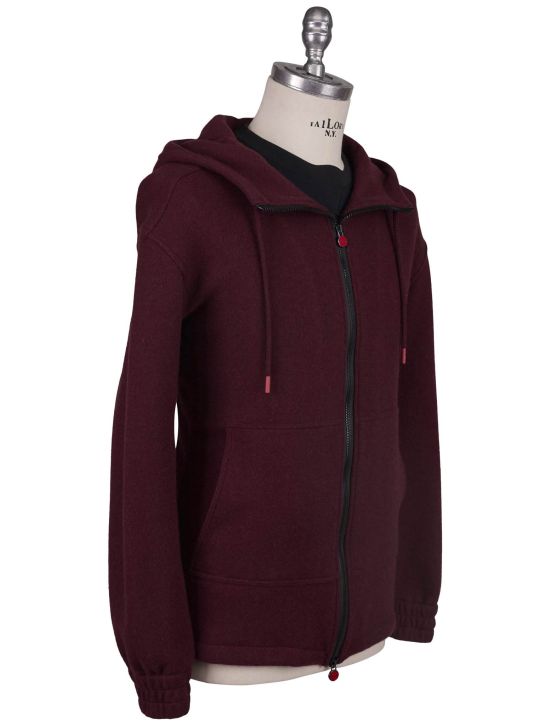 Kiton Kiton Burgundy Cashmere Pa Sweatshirt Umbi Burgundy 001