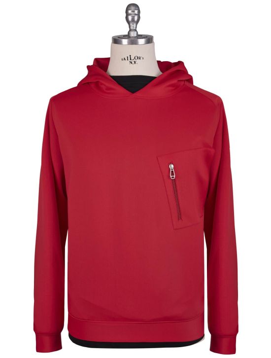 Kiton Kiton Red Cotton Ea Sweater Red 000