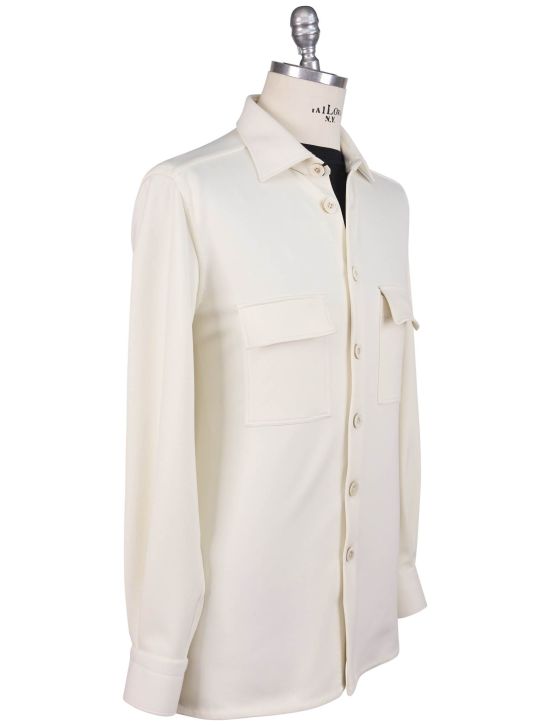 Kiton Kiton White Pl Cotton Pa Ea Shirt White 001