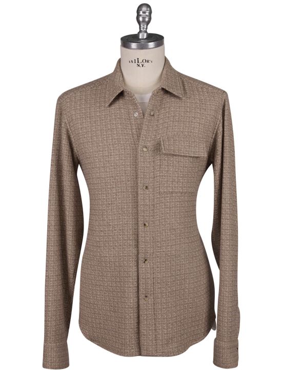 Kiton Kiton Beige Cashmere Overshirt Beige 000