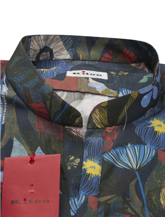 Kiton Kiton Multicolor Cotton Korean Shirt Multicolor 001