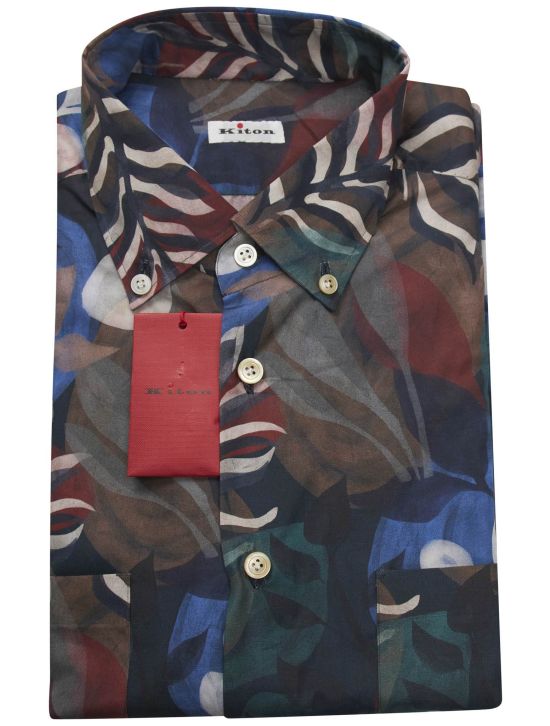 Kiton Kiton Multicolor Cotton Shirt Multicolor 000