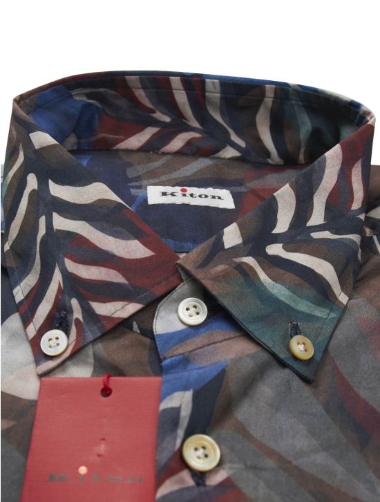 Kiton Kiton Multicolor Cotton Shirt Multicolor 001