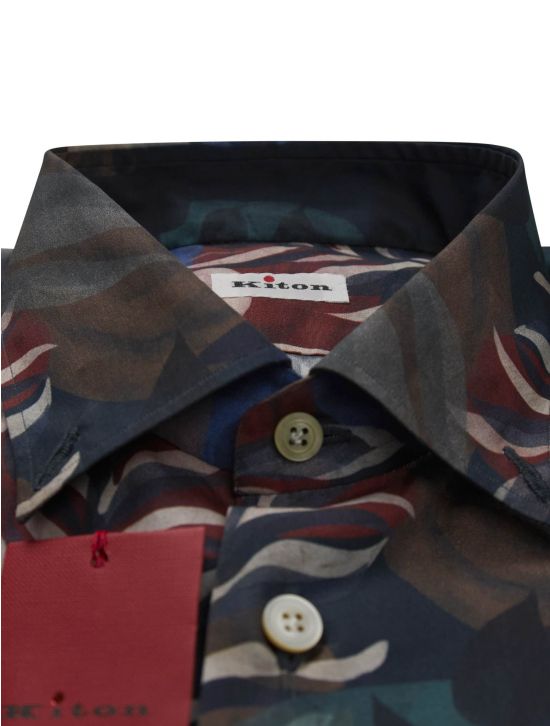 Kiton Kiton Multicolor Cotton Shirt Multicolor 001