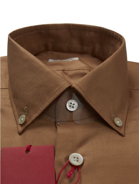 Kiton Kiton Beige Cotton Linen Shirt Beige 001