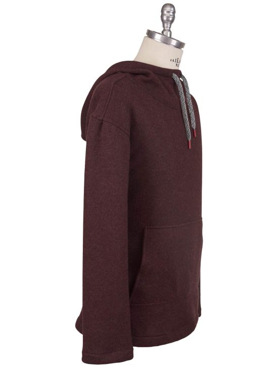 Kiton Kiton Burgundy Cashmere Pa Sweater Burgundy 001