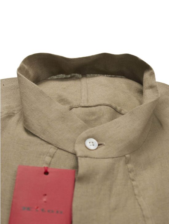 Kiton Kiton Beige Linen Shirt Beige 001