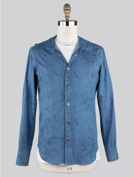 Kiton Kiton Multicolor Cotton Overshirt Mariano Blue 000