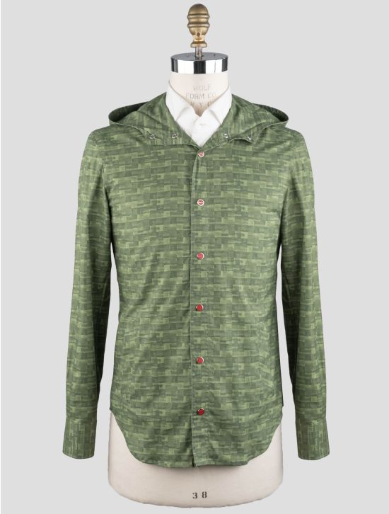 Kiton Kiton Green Cotton Overshirt Mariano Green 001