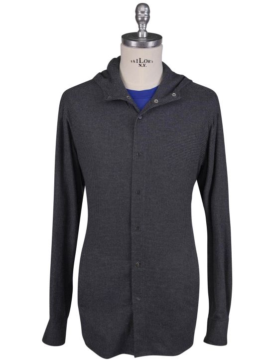 Kiton Kiton Gray Cotton Overshirt Mariano Gray 000