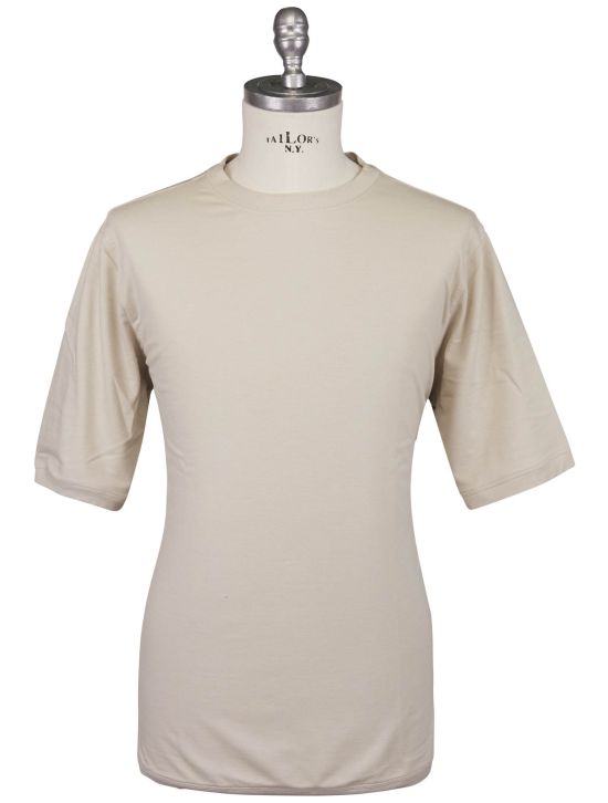 Kiton Kiton Beige Cotton EA T-Shirt Beige 000