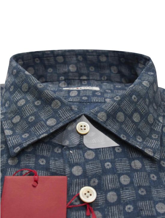 Kiton Kiton Multicolor Linen Shirt Multicolor 001